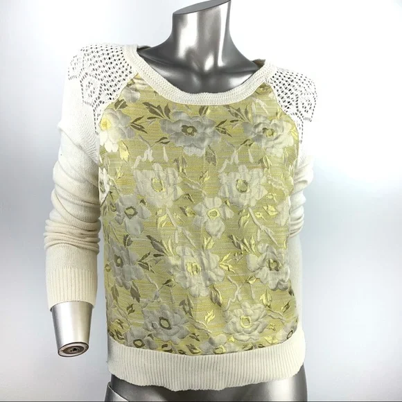 HWR Gold Leaf Pullover Sweater Small - Picture 3 of 8